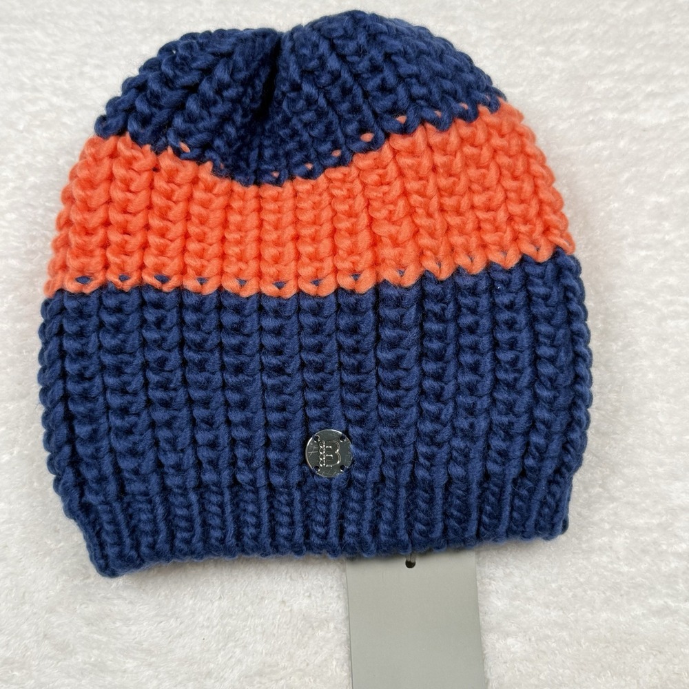BENCH Knit Beanie Skull Cap Skater Hat OS Unisex Blue OS Fisherman Travel NWT